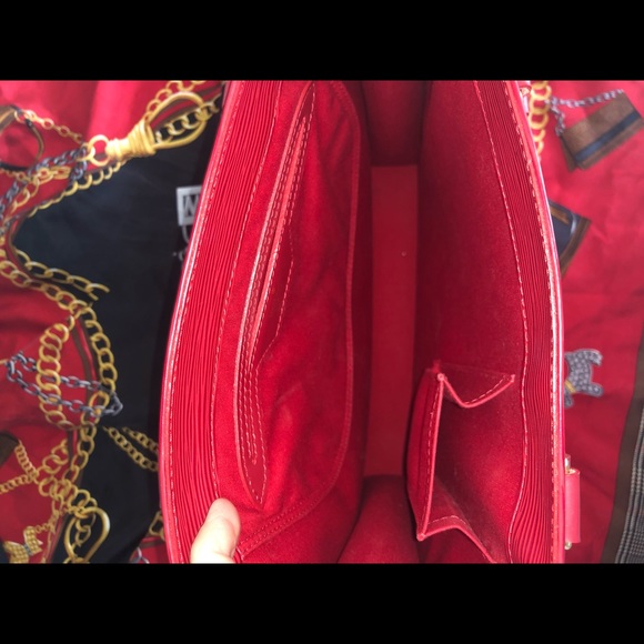 Louis Vuitton Red Epi Leather Tote Bag - Picture 10 of 11